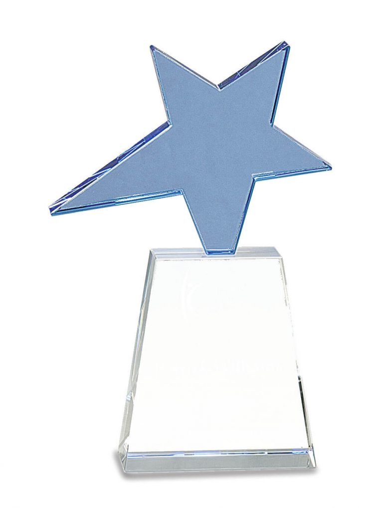 Награда голубой. Награда звезда. Стеклянная звезда. Стеклянный приз звезда. Награда звезда Кристал стекло.